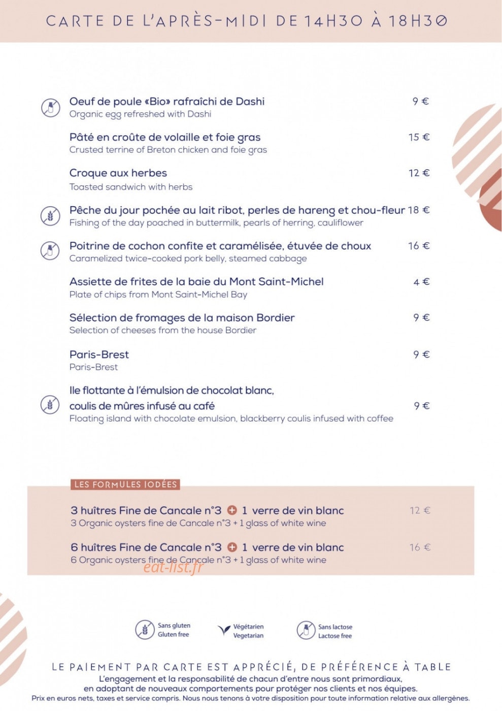 Le paris-brest — carte page 5