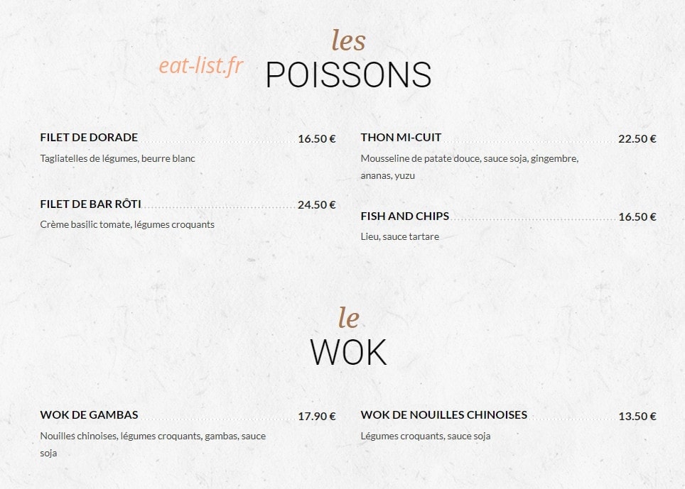 Le Piccadilly — carte page 3
