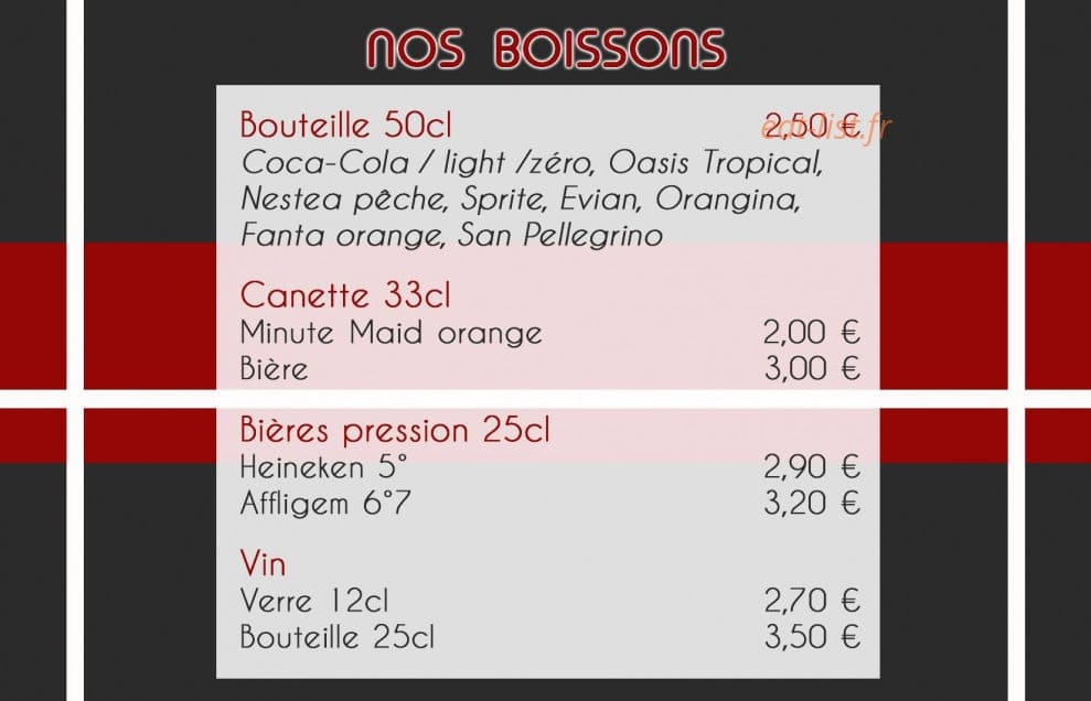 Le Pizzburg — carte page 2