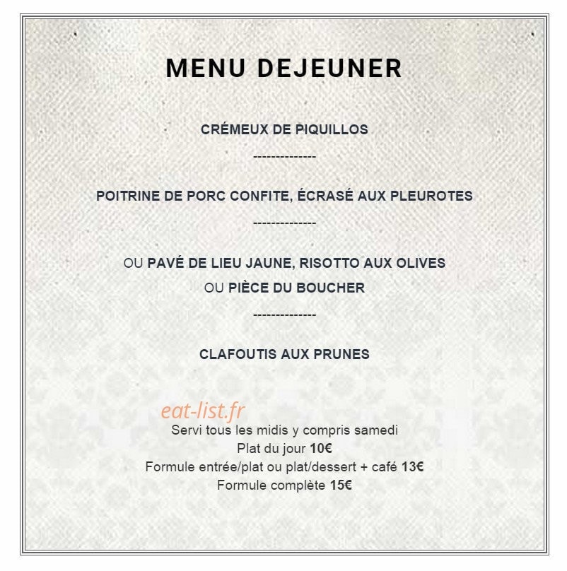 Le Saint-Sauveur à Rennes - menu et photos