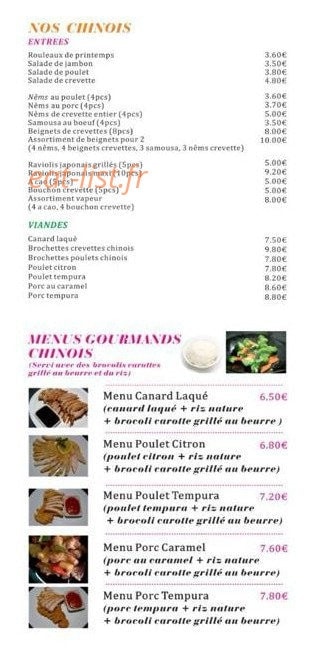 Le Sushi — carte page 5