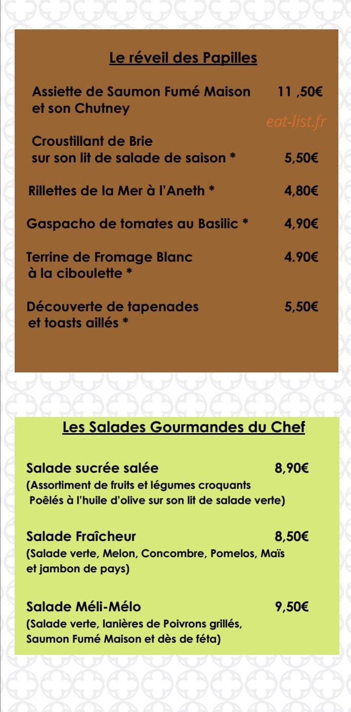 Le Victoria — carte page 1