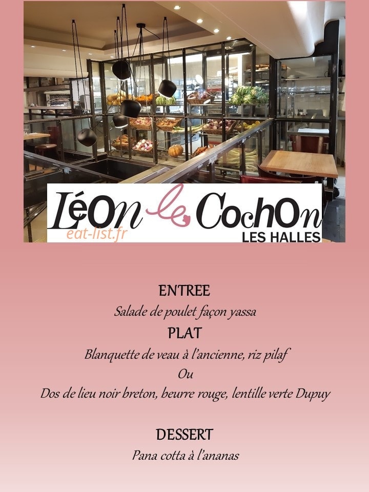 Léon le Cochon — carte page 1