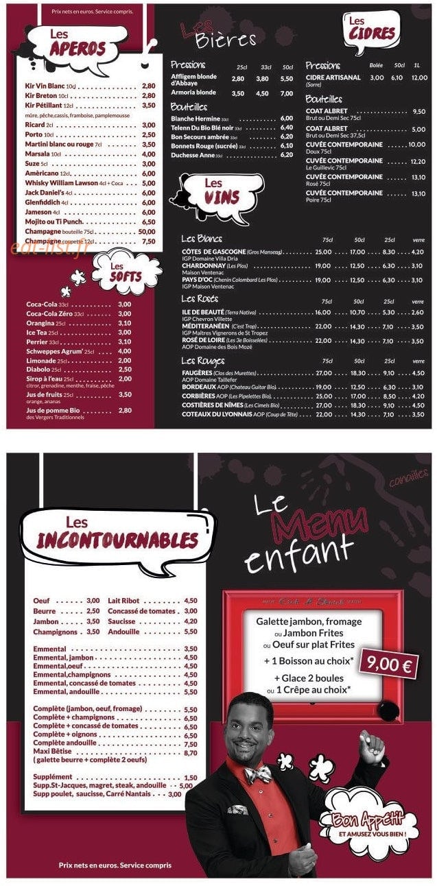 Les betises — carte page 3