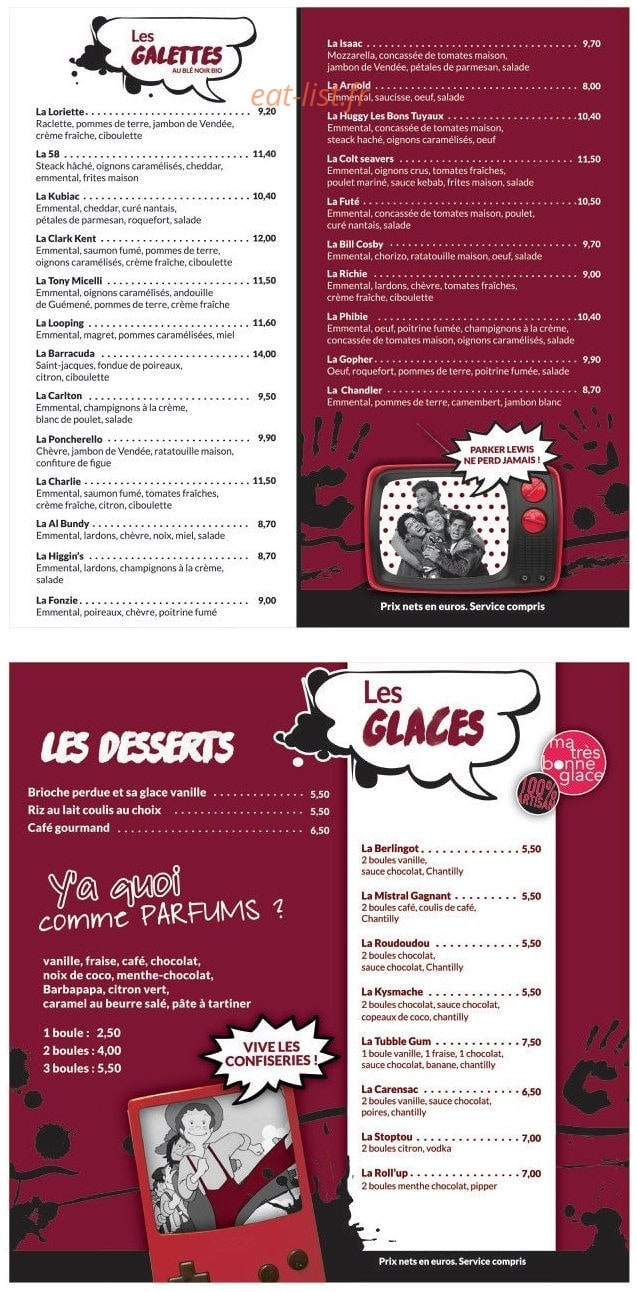 Les betises — carte page 1