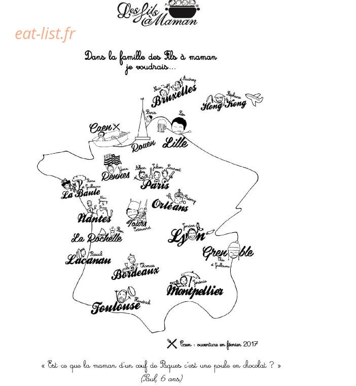 Les Fils à Maman — carte page 2