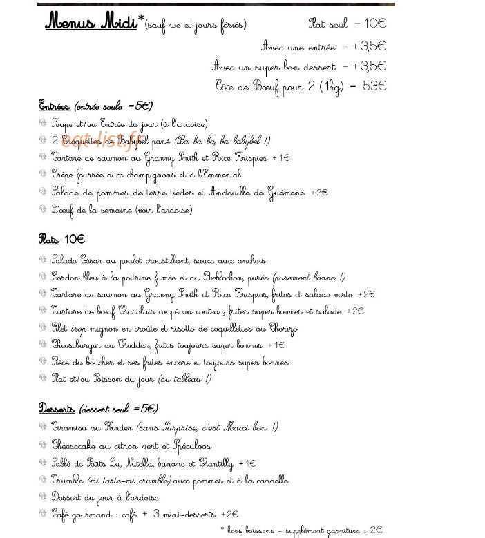 Les Fils à Maman — carte page 4