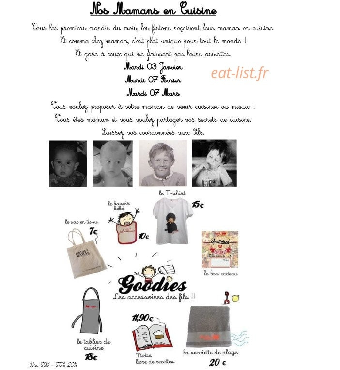 Les Fils à Maman — carte page 3