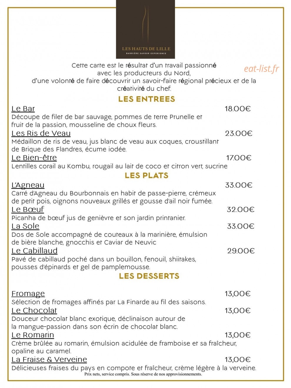 Les Hauts De Lille — carte page 1
