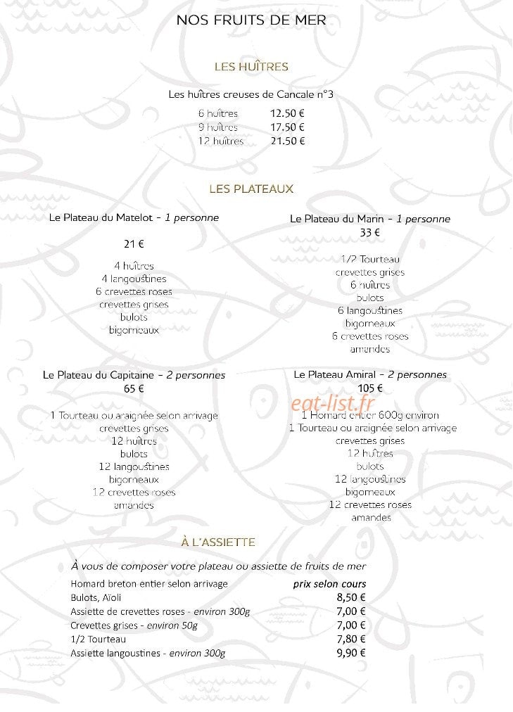 Les Pêcheurs — carte page 3