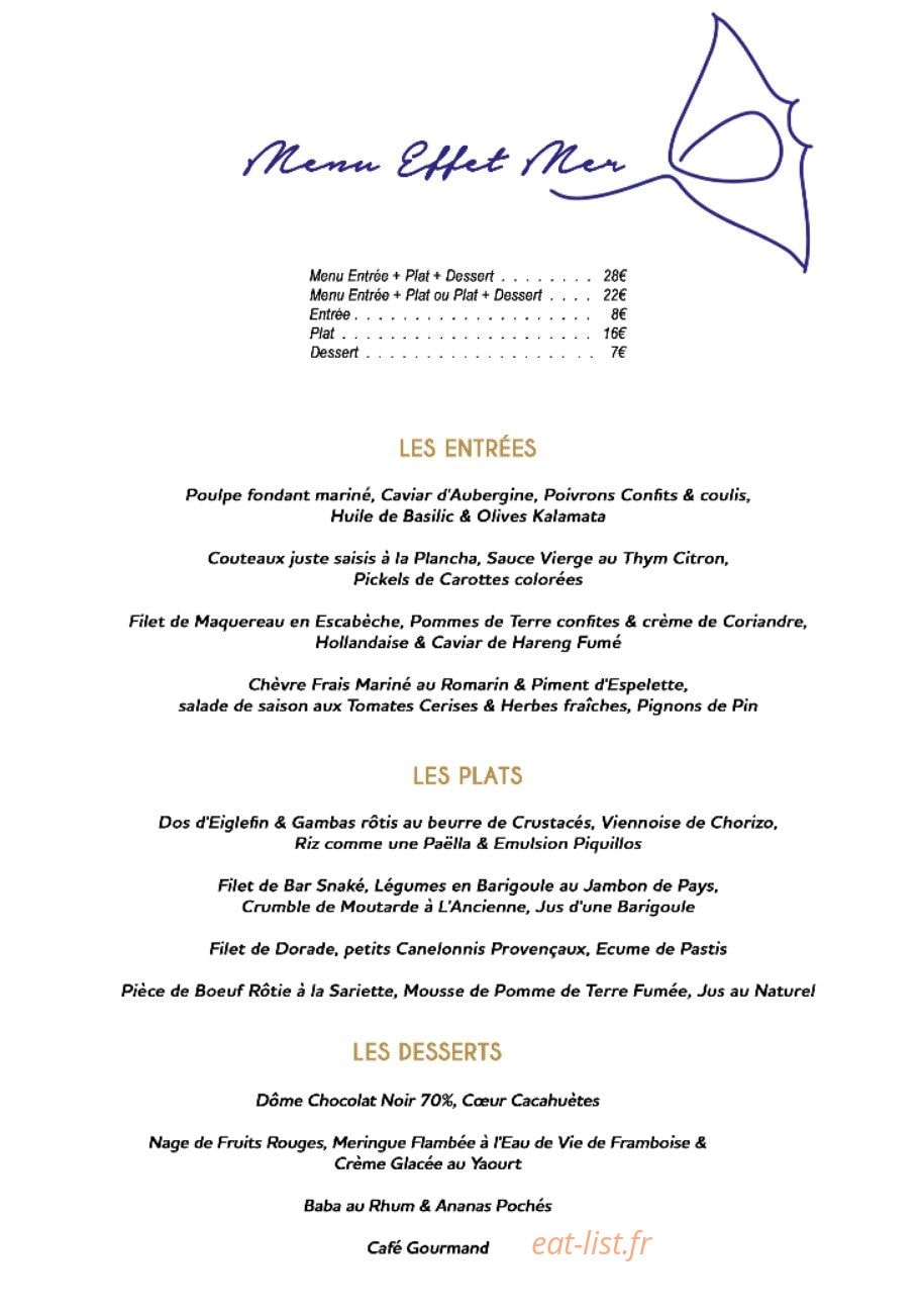 Les Pêcheurs — carte page 1