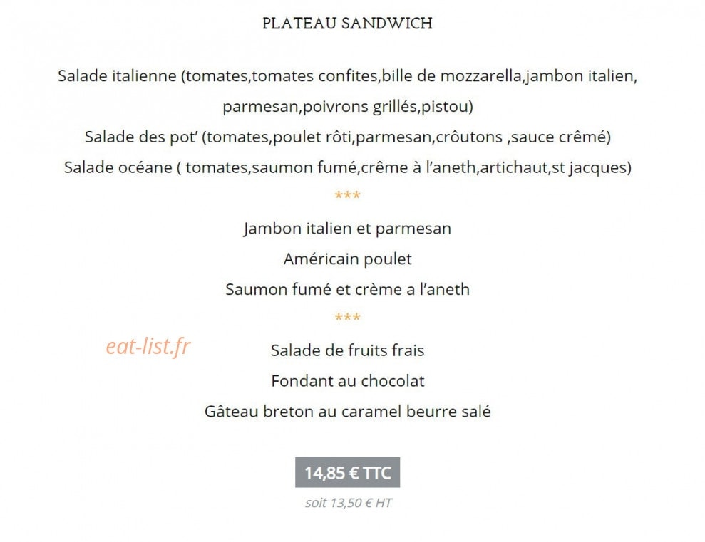 Les Pot O Feu — carte page 4