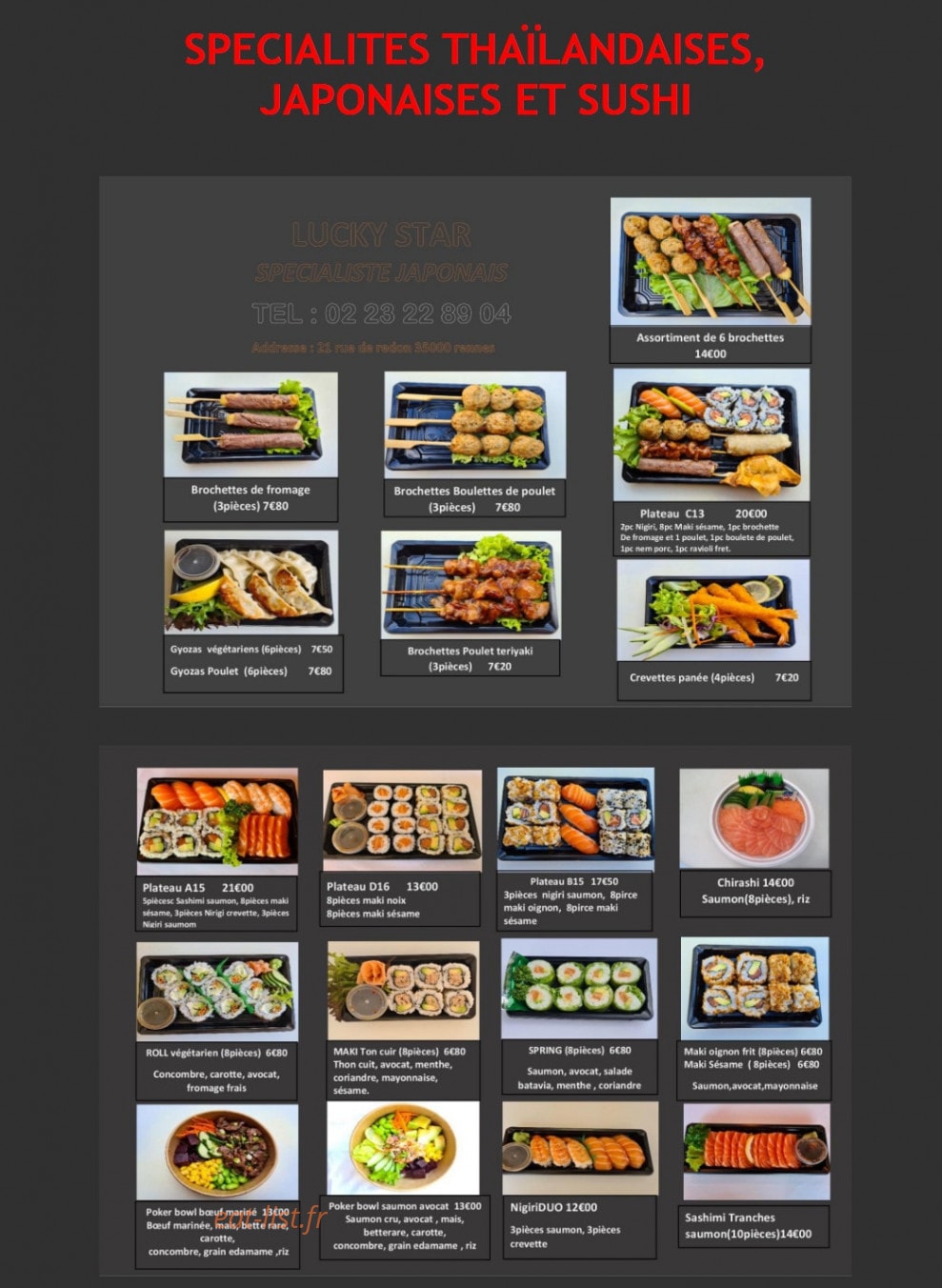 Lucky star — carte page 1