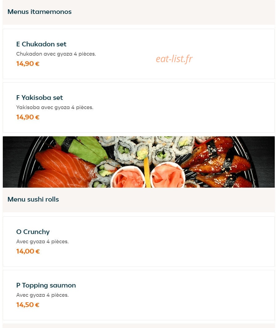 Mandoo — carte page 3