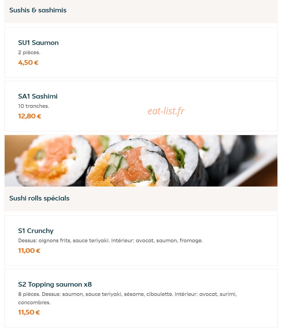 Mandoo — carte page 6