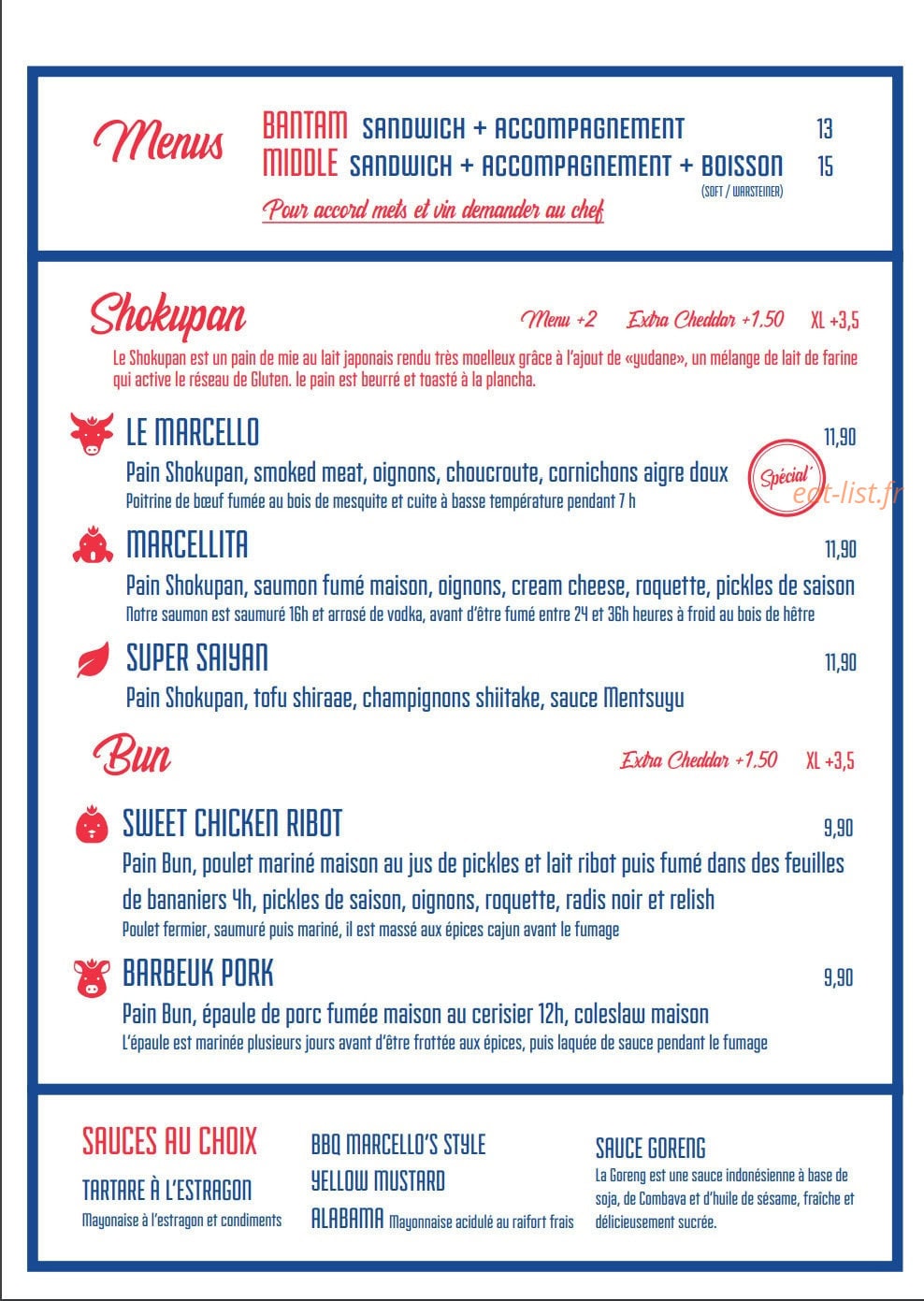 Marcello's Deli — carte page 5