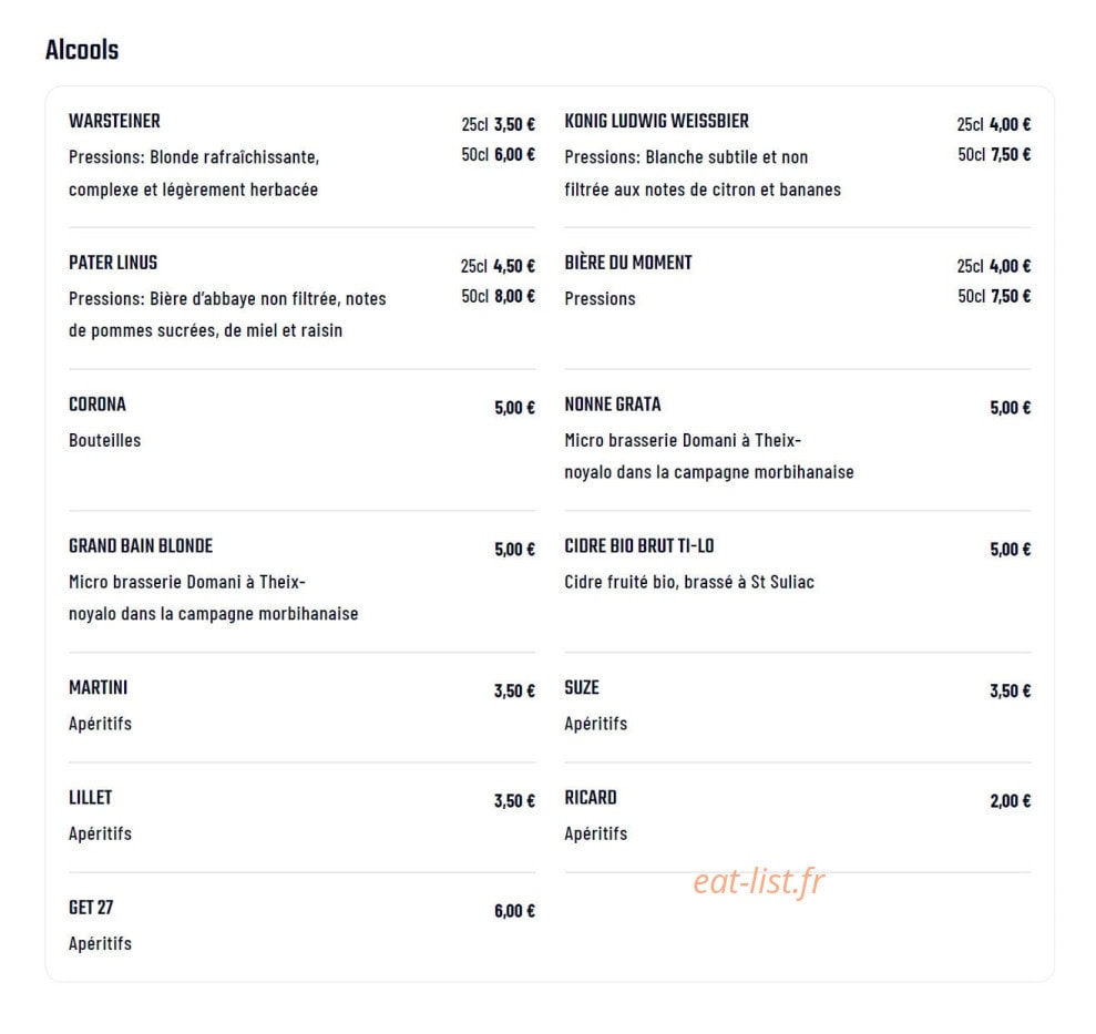 Marcello's Deli — carte page 3
