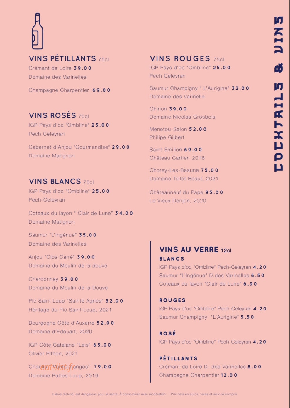 Miss Bao — carte page 6