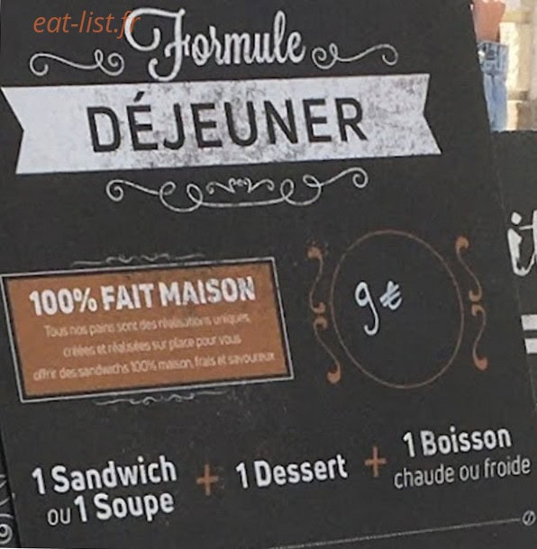 Mokka Coffee House — carte page 1