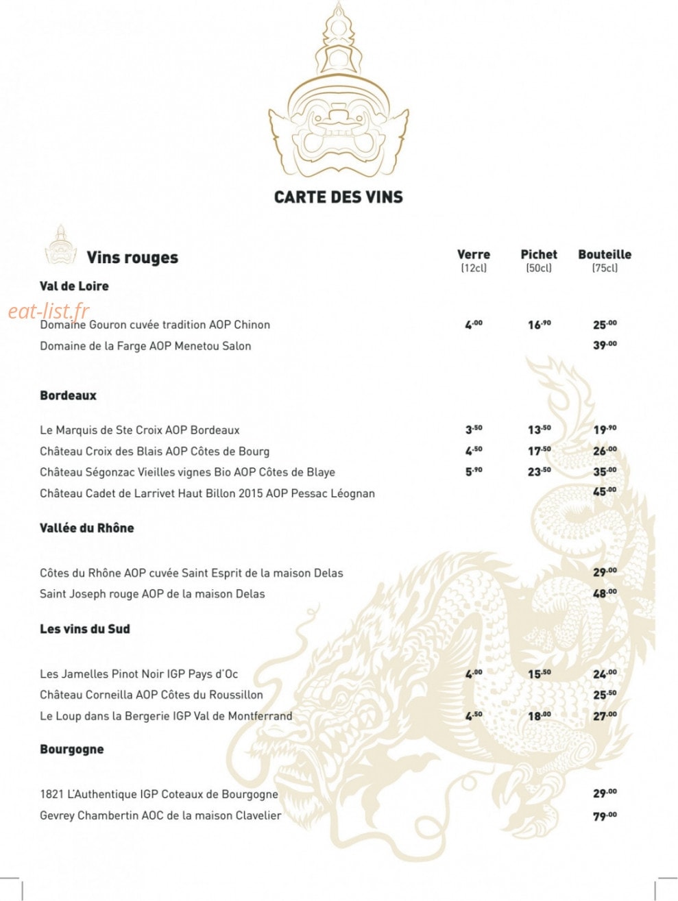 Monsieur Yak — carte page 5