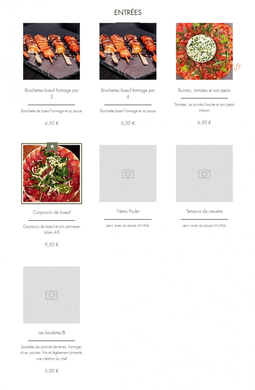 O'111 Poulet braisé — carte page 1