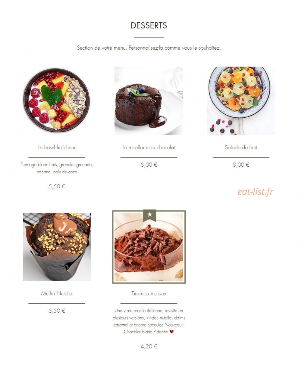 O'111 Poulet braisé — carte page 6