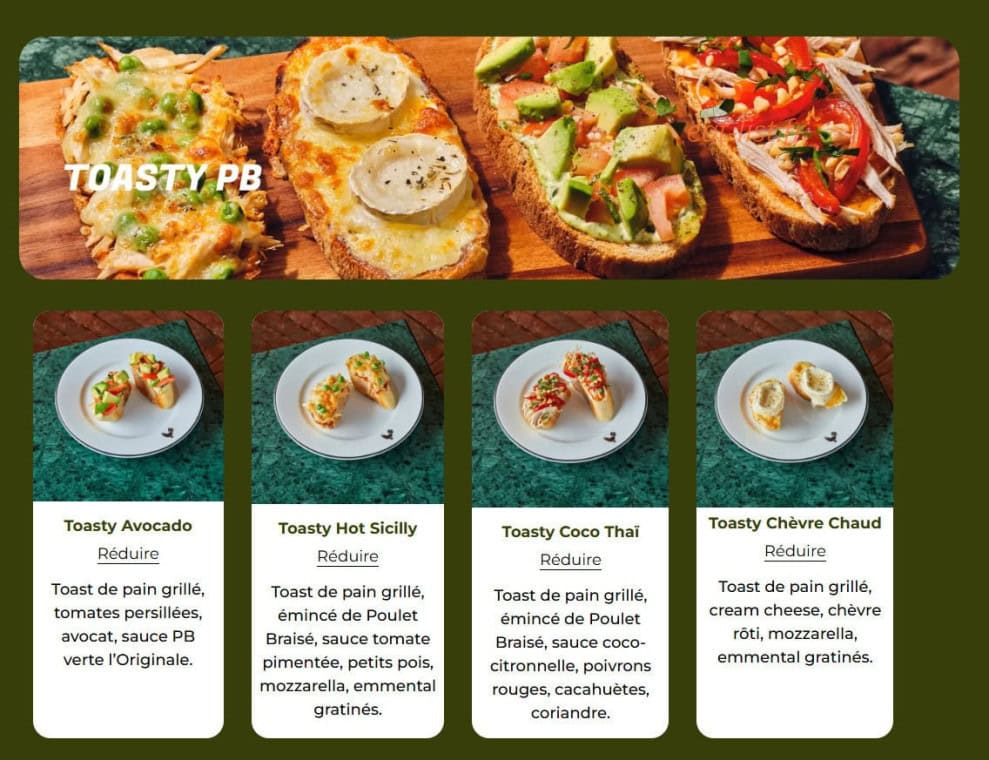 PB Poulet Braisé — carte page 4