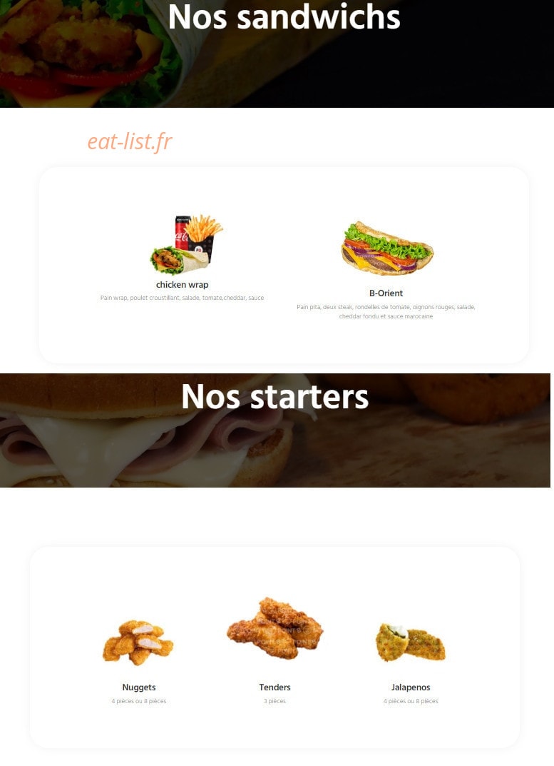Point B — carte page 7