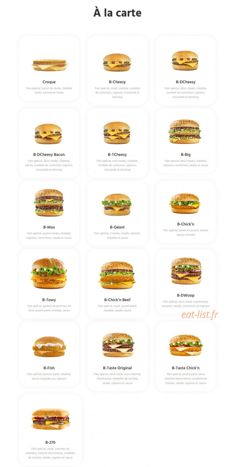 Point B — carte page 6