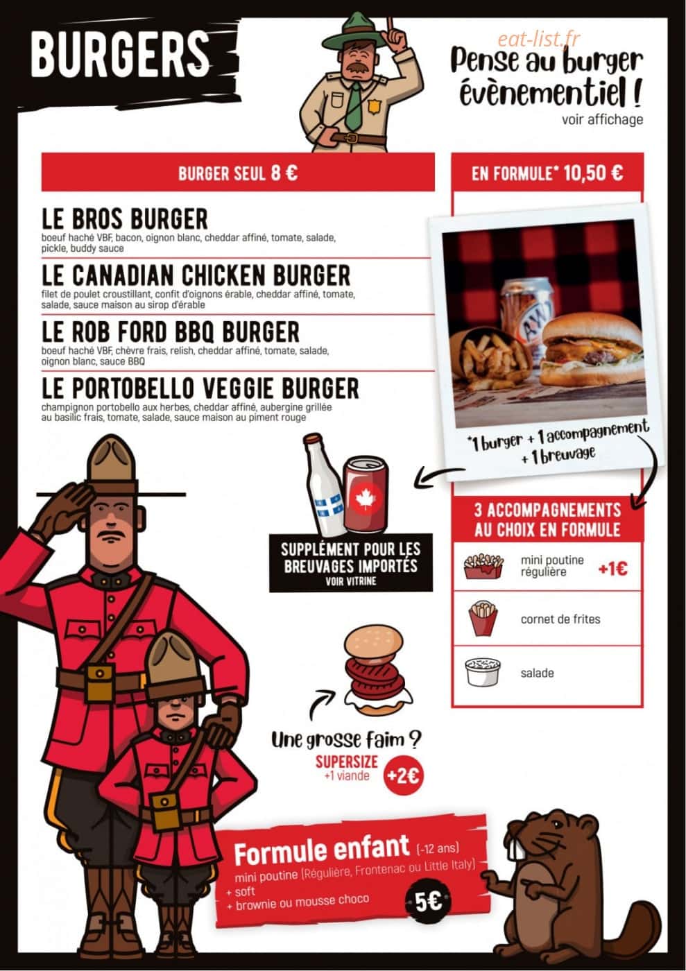 Poutinebros — carte page 2