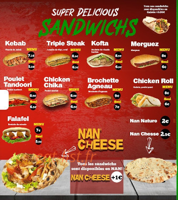 Rennais Chicken Food — carte page 4