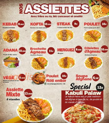 Rennais Chicken Food — carte page 3