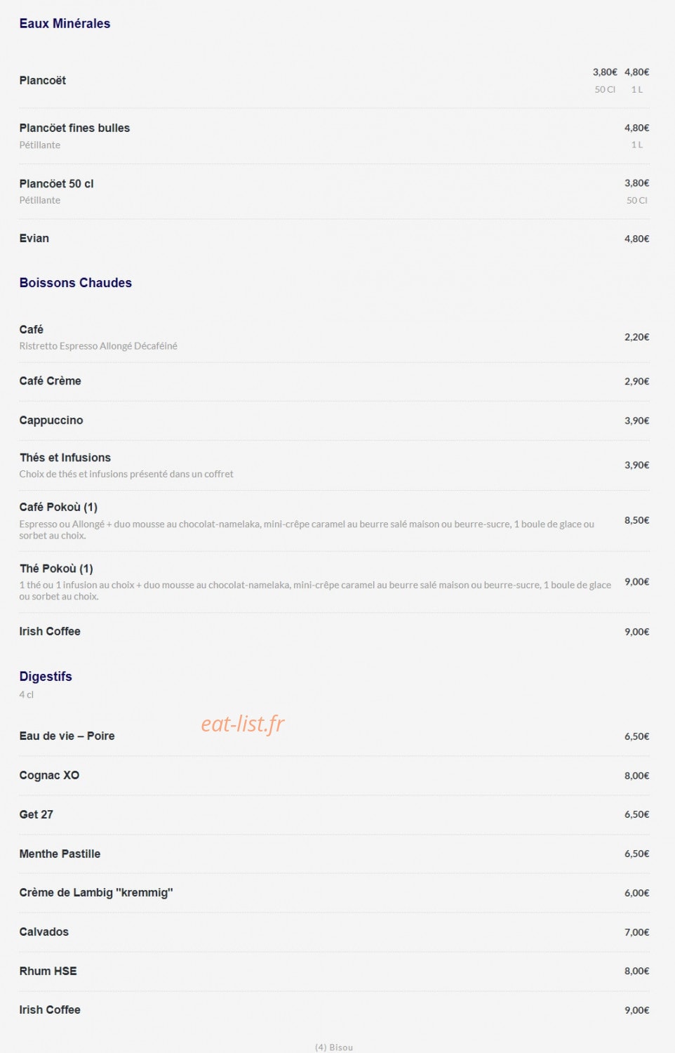 Sarrasin — carte page 14