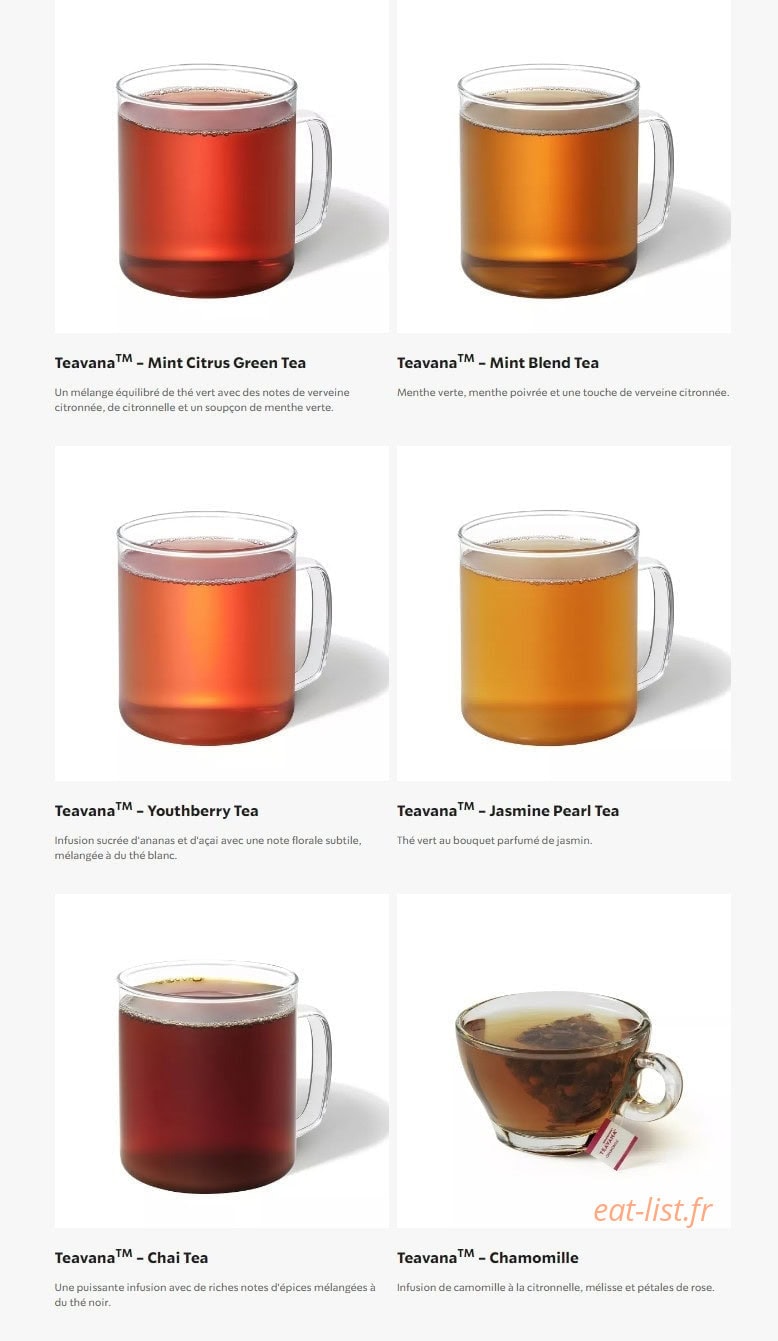 Starbucks Coffee Rennes Alma — carte page 11