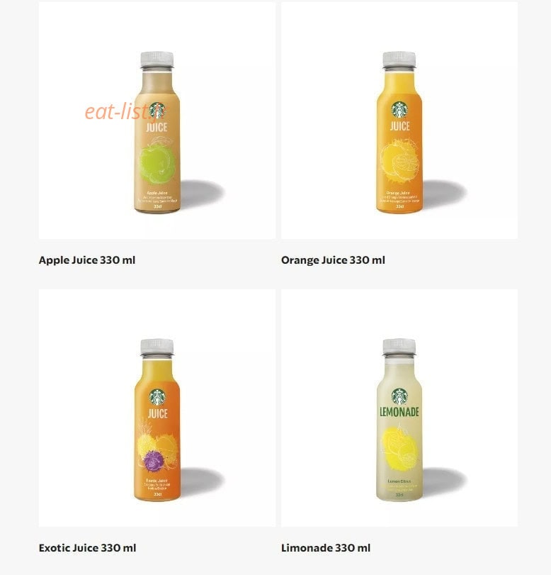 Starbucks Coffee Rennes Alma — carte page 13