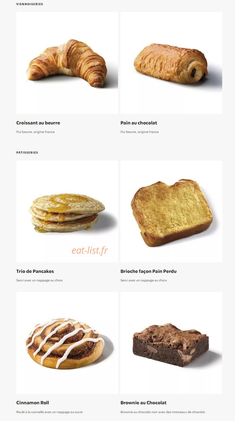 Starbucks Coffee Rennes Alma — carte page 14