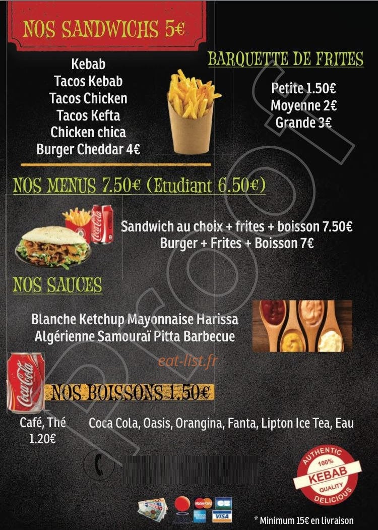 Street Food — carte page 2