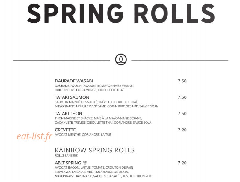 Sushi Shop — carte page 24