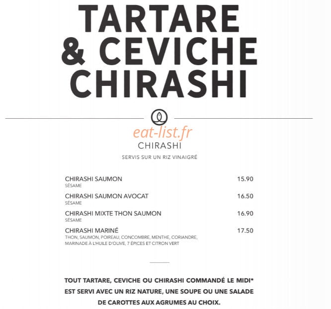 Sushi Shop — carte page 30