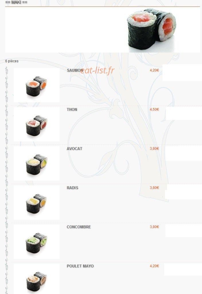 TableRouge — carte page 8