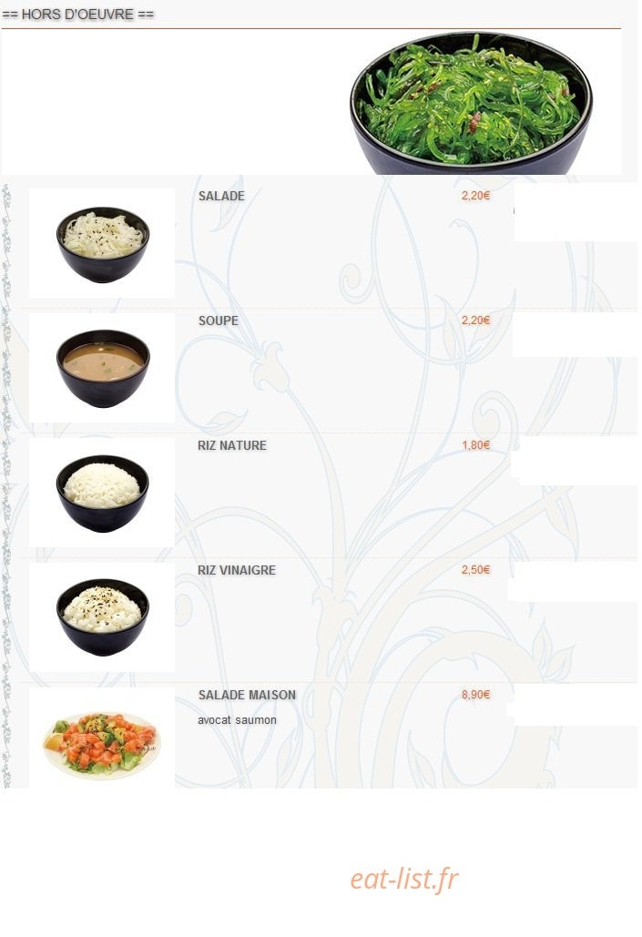 TableRouge — carte page 1