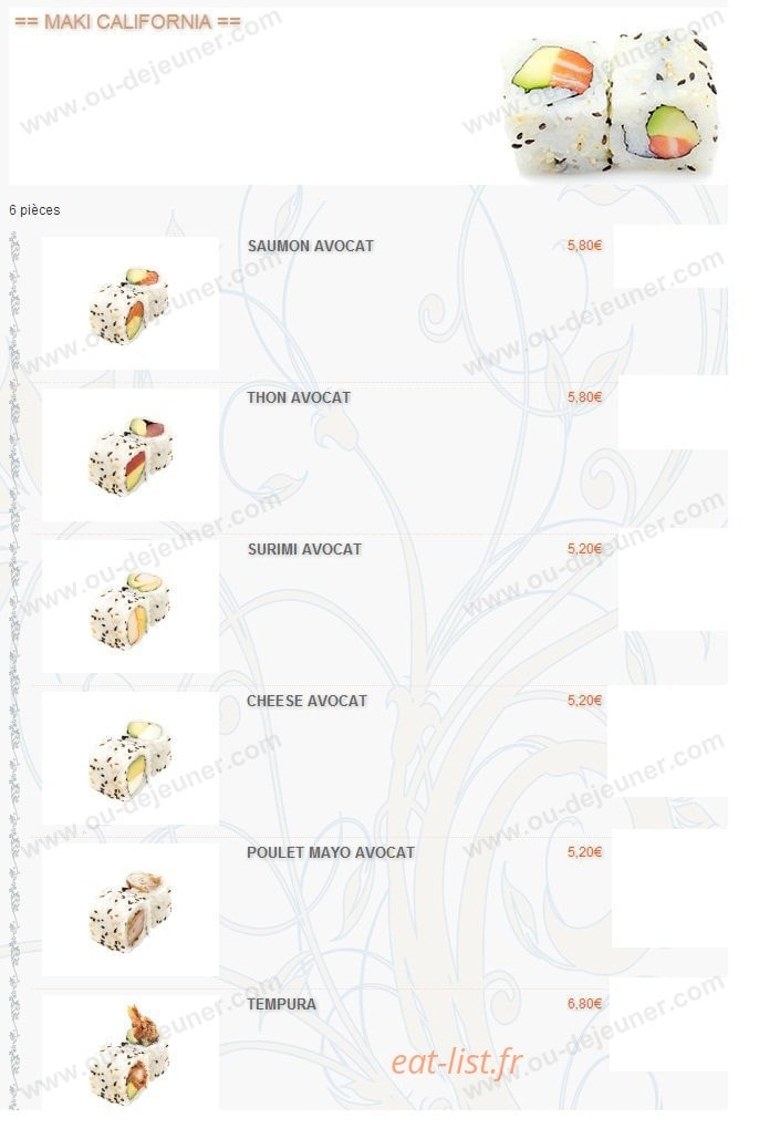 TableRouge — carte page 9