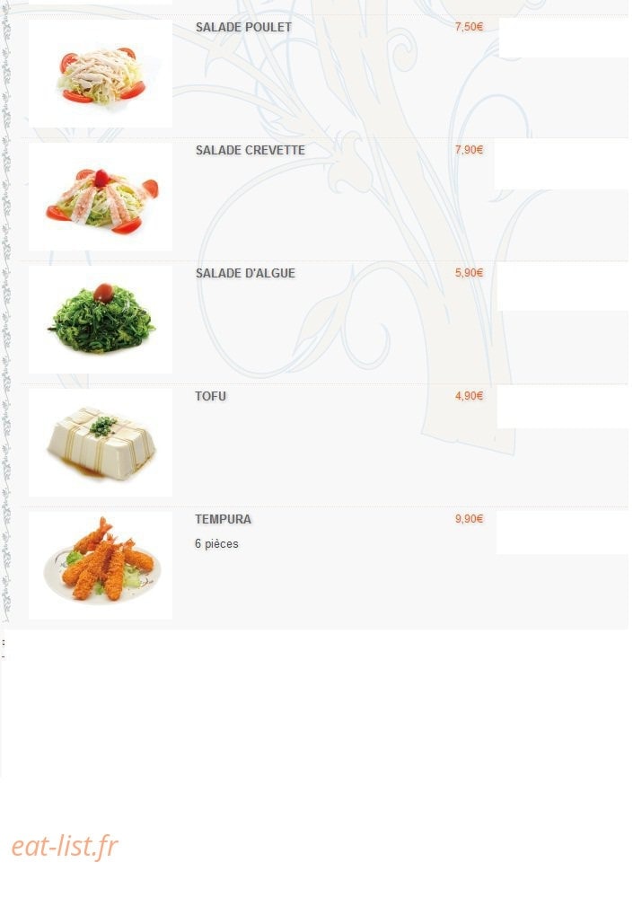 TableRouge — carte page 2