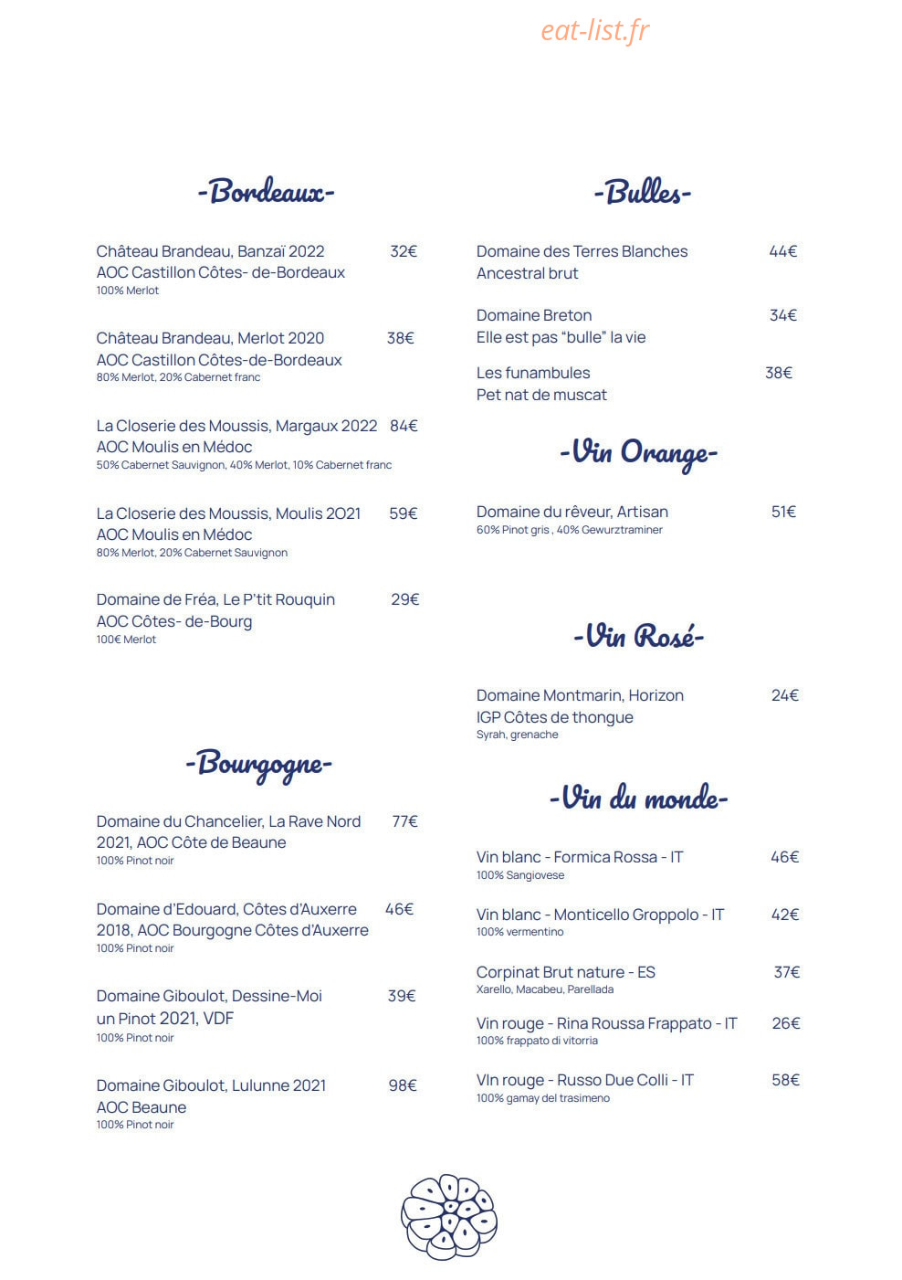 Tête D'ail — carte page 4