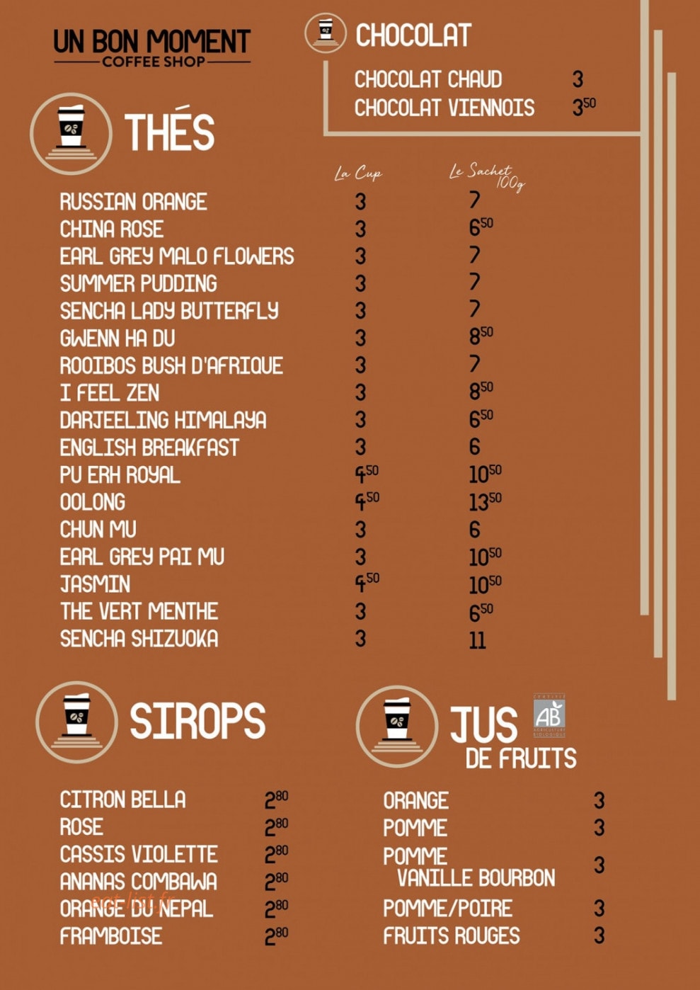 Un Bon Moment — carte page 1