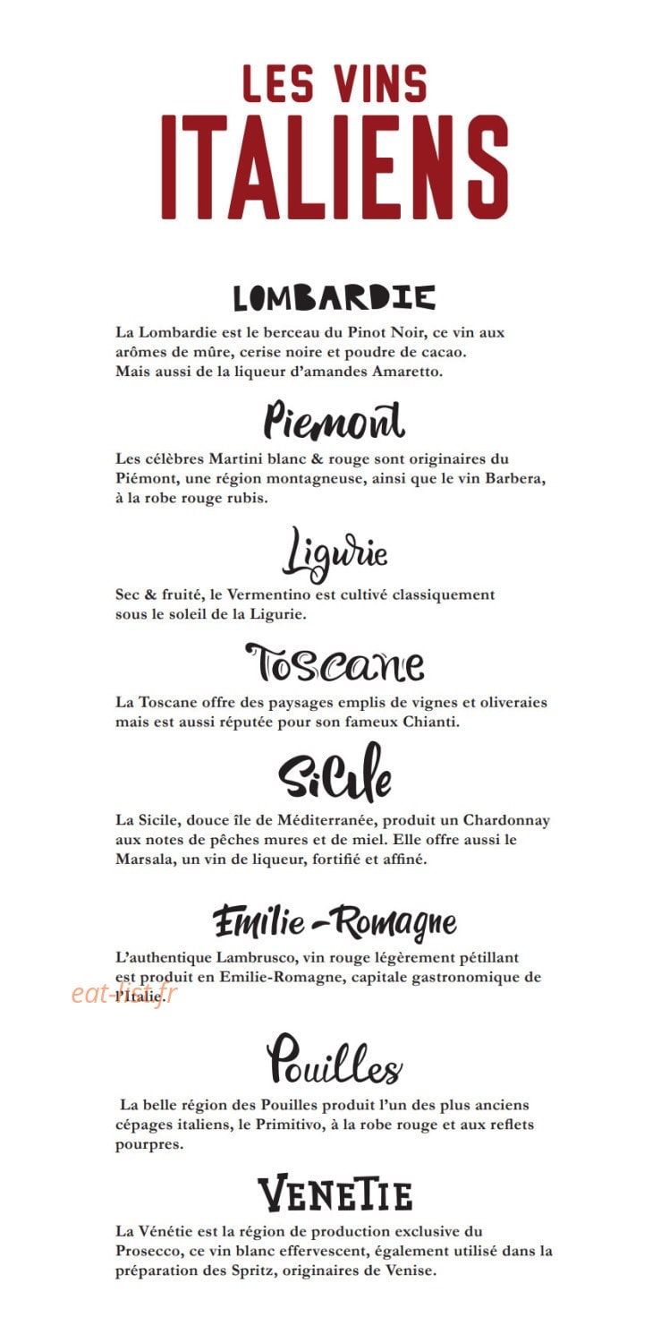 Villa Tredici — carte page 5