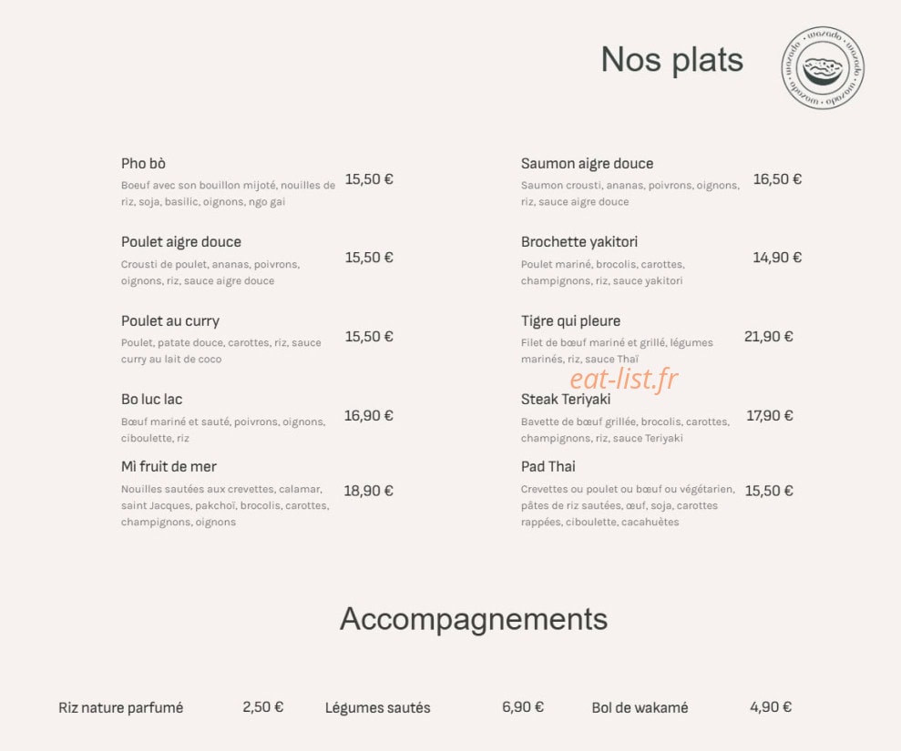 Wazado — carte page 2