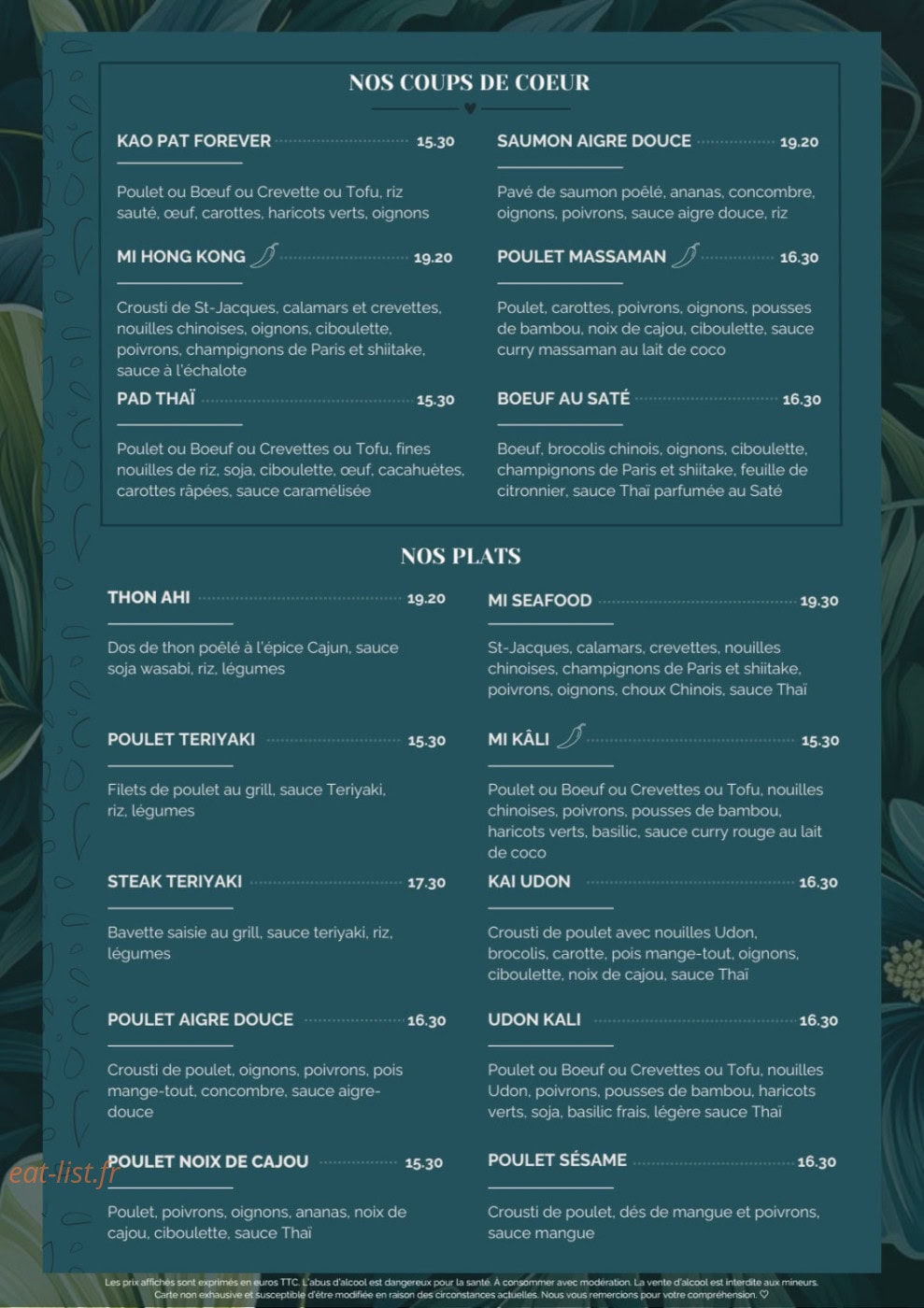 Wok Forever — carte page 6