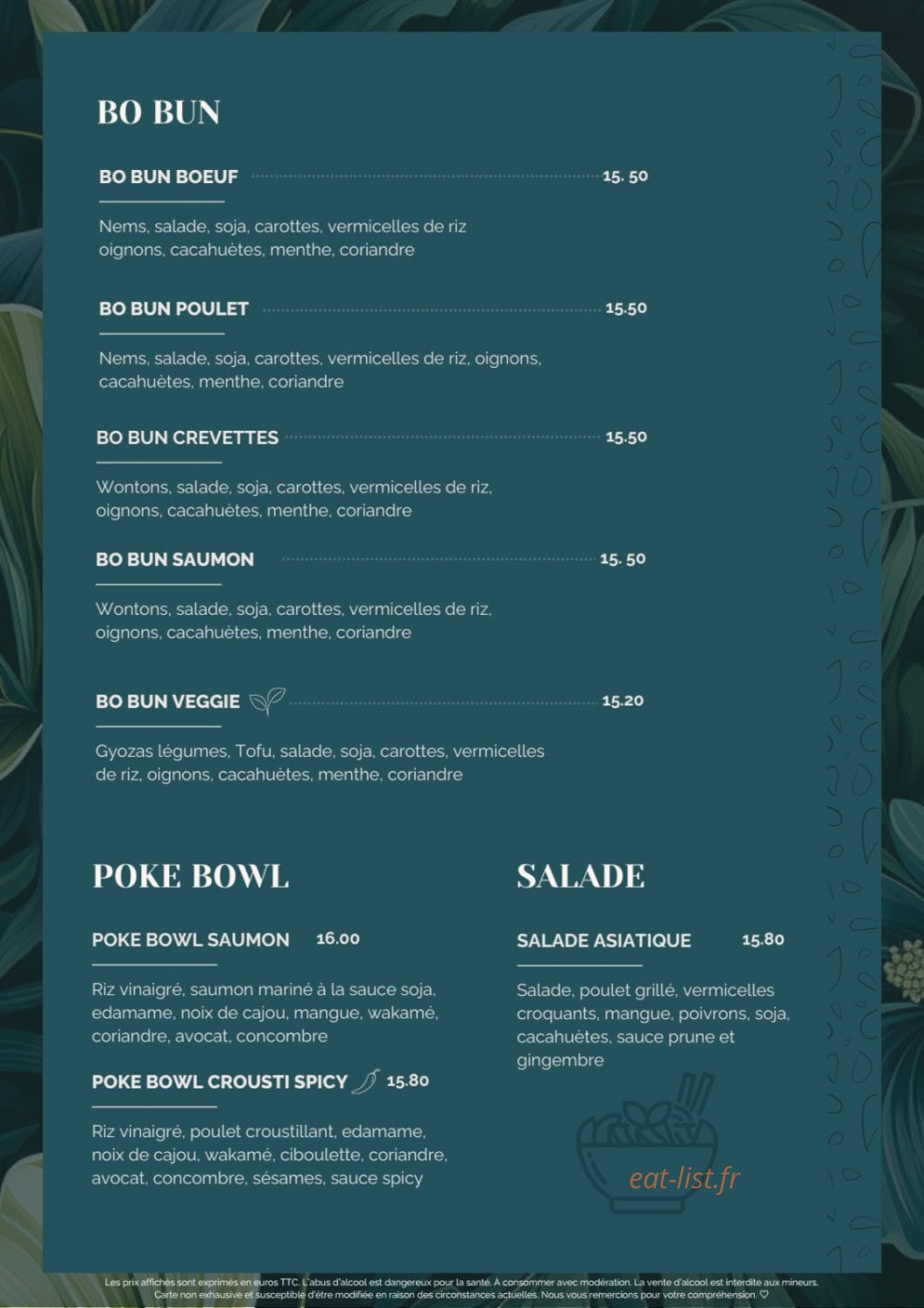Wok Forever — carte page 5