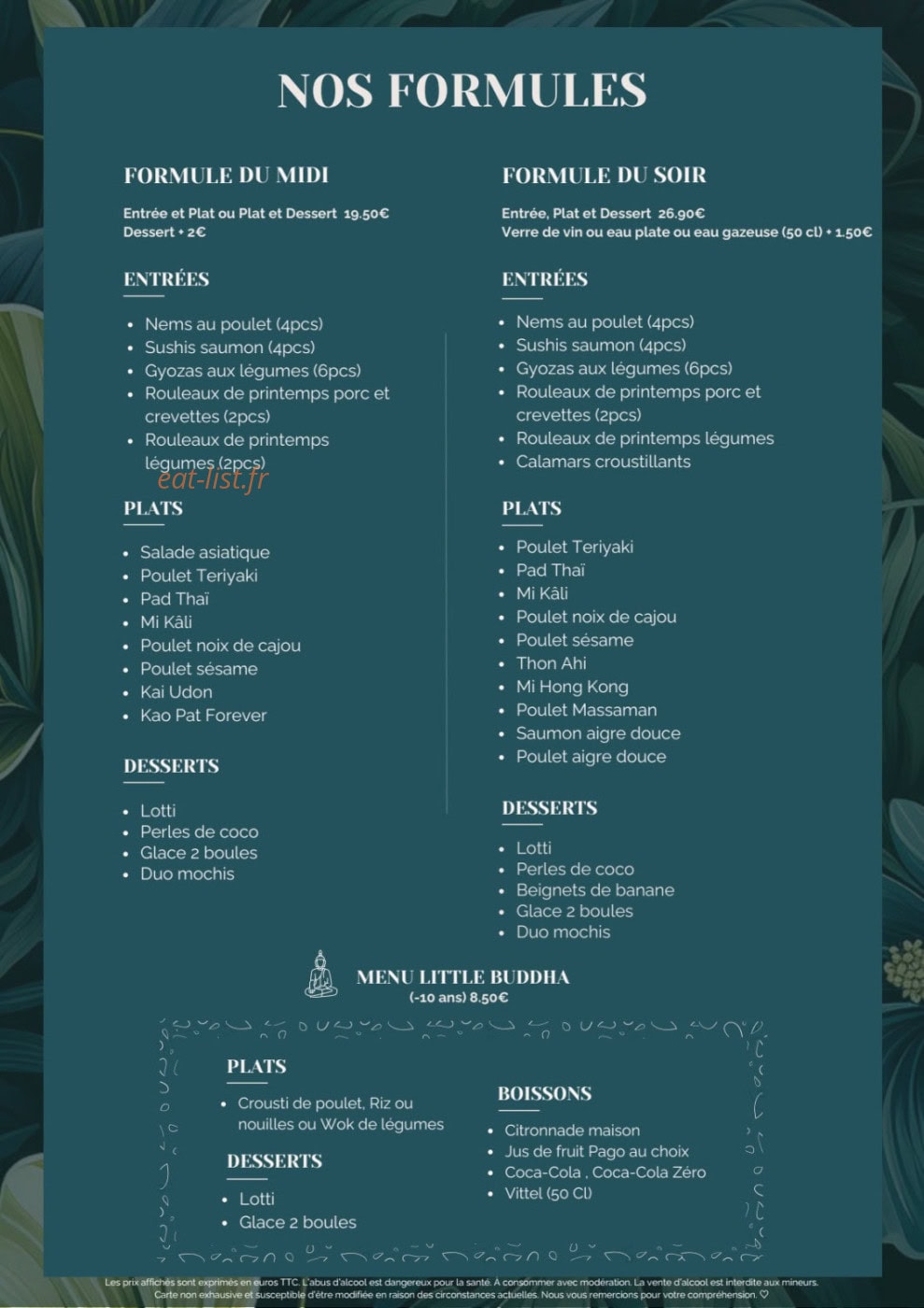 Wok Forever — carte page 2